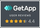 GetApp rating 4.4